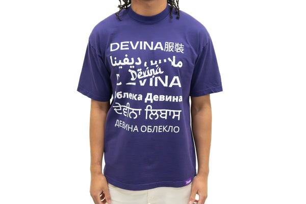 Purple Devina Language T-Shirt
