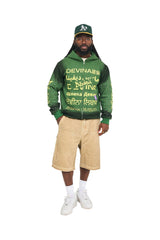 DEVINA Language Zip Hoodie (Green)
